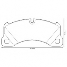 573329B BENDIX Комплект тормозных колодок, дисковый тормоз