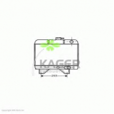 31-1471 KAGER Радиатор, охлаждение двигателя