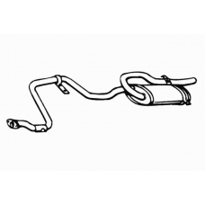 03795 WALKER Глушитель выхлопных газов конечный