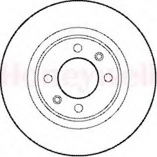 562189B BENDIX Тормозной диск