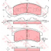 GDB4054 TRW Комплект тормозных колодок, дисковый тормоз