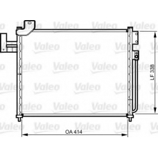 814316 VALEO Конденсатор, кондиционер