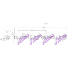 H4530 Brovex-Nelson Тормозной шланг