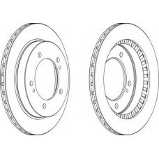 DDF746-1 FERODO Тормозной диск