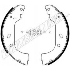 034.098 TRUSTING Комплект тормозных колодок