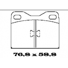 BL1047A1 FTE Колодки тормозные