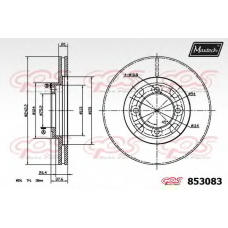 853083.6060 MAXTECH Тормозной диск