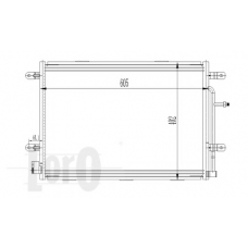003-016-0015 LORO Конденсатор, кондиционер