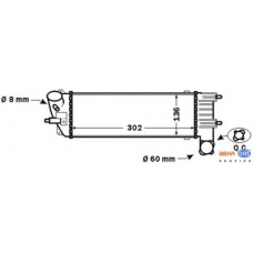 8ML 376 776-231 HELLA Интеркулер