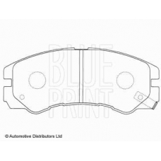 ADZ94215 BLUE PRINT Комплект тормозных колодок, дисковый тормоз