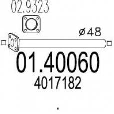 01.40060 MTS Труба выхлопного газа