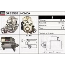 DRS3581 DELCO REMY Стартер