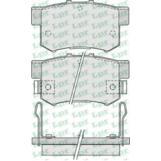 05P1014 LPR Комплект тормозных колодок, дисковый тормоз
