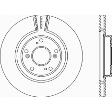 BDA2209.20 OPEN PARTS Тормозной диск