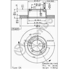 09.3991.10 BREMBO Тормозной диск