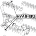 HYAB-EF2 FEBEST Втулка, рычаг колесной подвески