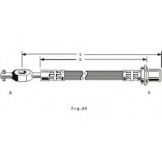 PHD181 TRW Тормозной шланг