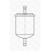 213908030900 MAGNETI MARELLI Топливный фильтр