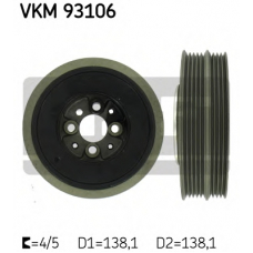 VKM 93106 SKF Ременный шкив, коленчатый вал