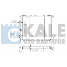 162400 KALE OTO RADYATOR Радиатор, охлаждение двигателя