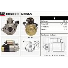 DRS3609 DELCO REMY Стартер