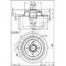 BS 7455 BRECO Тормозной диск