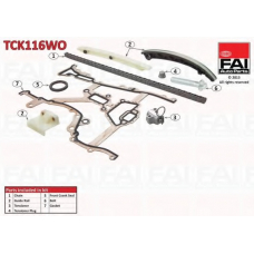 TCK116WO FAI AutoParts Комплект цели привода распредвала