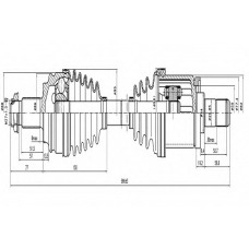 AW1530328 AYWIPARTS Приводной вал