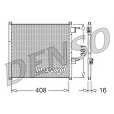 DCN10019 DENSO Конденсатор, кондиционер