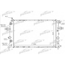 PRS3584 PATRON Радиатор, охлаждение двигателя