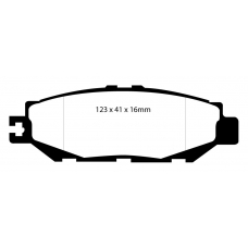 DP21008 EBC Brakes Колодки тормозные