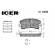 180102 ICER Комплект тормозных колодок, дисковый тормоз
