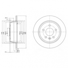 BG3241 DELPHI Тормозной диск