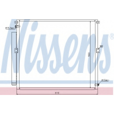 940167 NISSENS Конденсатор, кондиционер