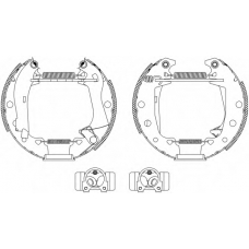 R0215 PAGID Комплект тормозных колодок