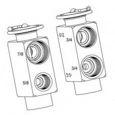 38391 NRF Расширительный клапан, кондиционер