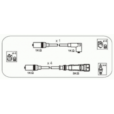 ABM12 JANMOR Комплект проводов зажигания