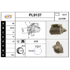 PL9137 SNRA Стартер