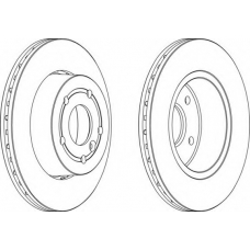 DDF873-1 FERODO Тормозной диск