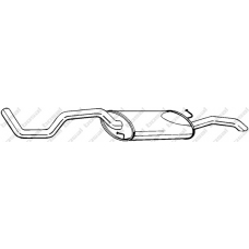 283-487 BOSAL Глушитель выхлопных газов конечный