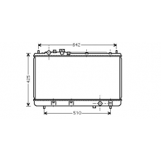 MZ2173 AVA Радиатор, охлаждение двигателя