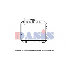 092210N AKS DASIS Радиатор, охлаждение двигателя