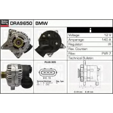 DRA9650 DELCO REMY Генератор