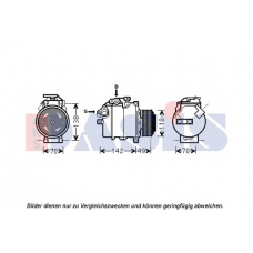 851913N AKS DASIS Компрессор, кондиционер