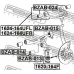 BZAB-015 FEBEST Подвеска, рычаг независимой подвески колеса