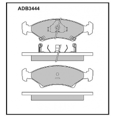 ADB3444 Allied Nippon Тормозные колодки