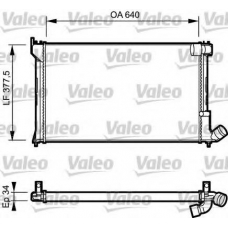 731289 VALEO Радиатор, охлаждение двигателя