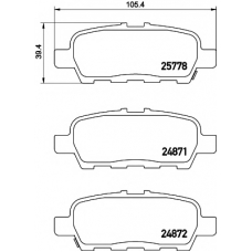 8DB 355 020-401 HELLA PAGID Комплект тормозных колодок, дисковый тормоз