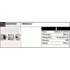 DC83500 DELCO REMY Тормозной суппорт