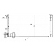 042-016-0036 LORO Конденсатор, кондиционер